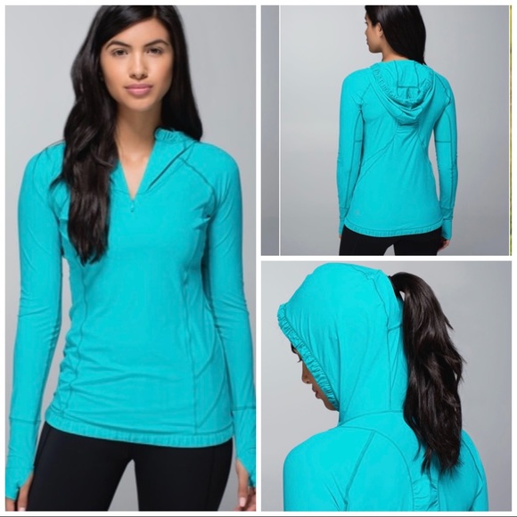 lululemon athletica Tops - Lululemon Water Bound Hoodie Size 4 EUC
